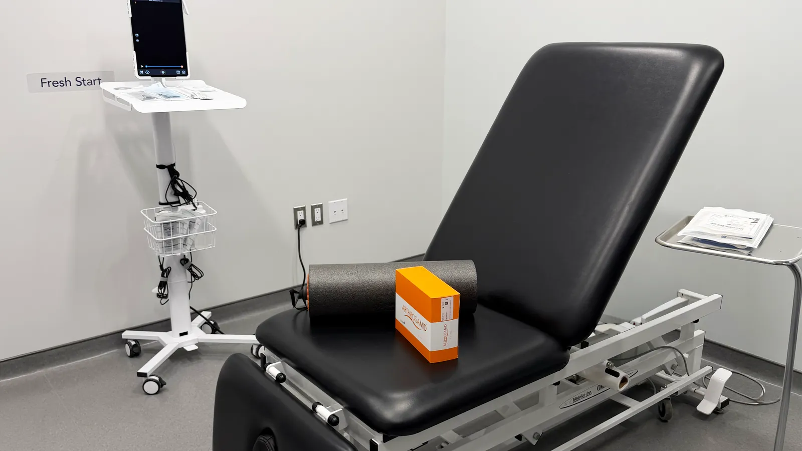 The treatment room at the Thornhill clinic